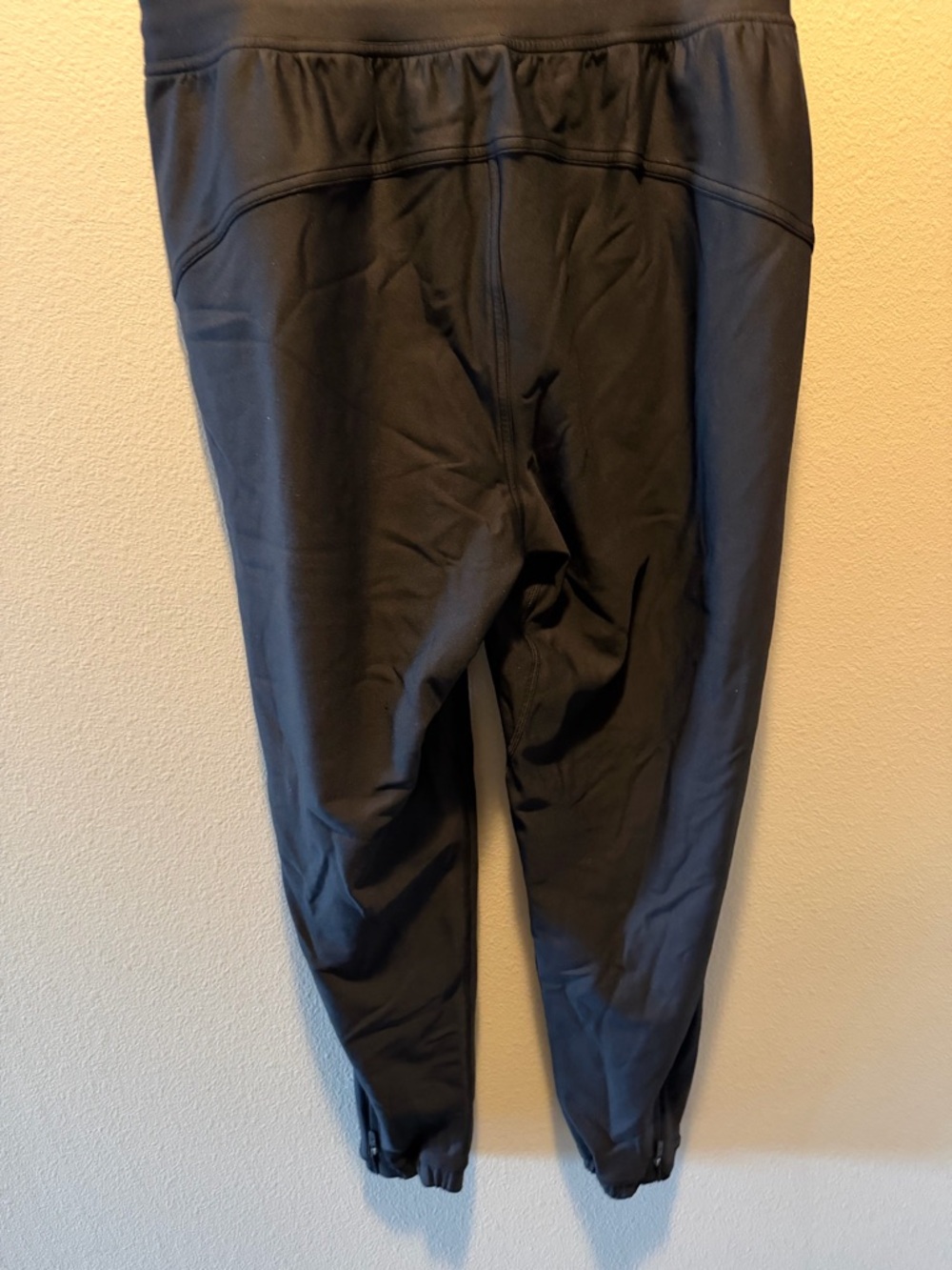 lululemon athletica Black High-Rise Tech Fleece Joggers